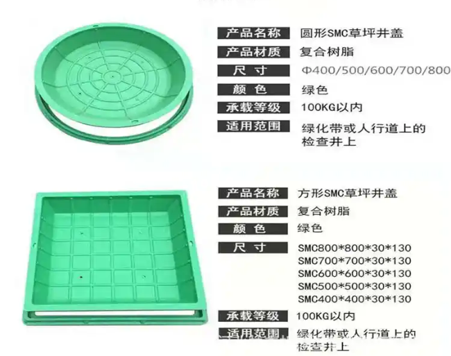 定边树脂复合种植井盖展示